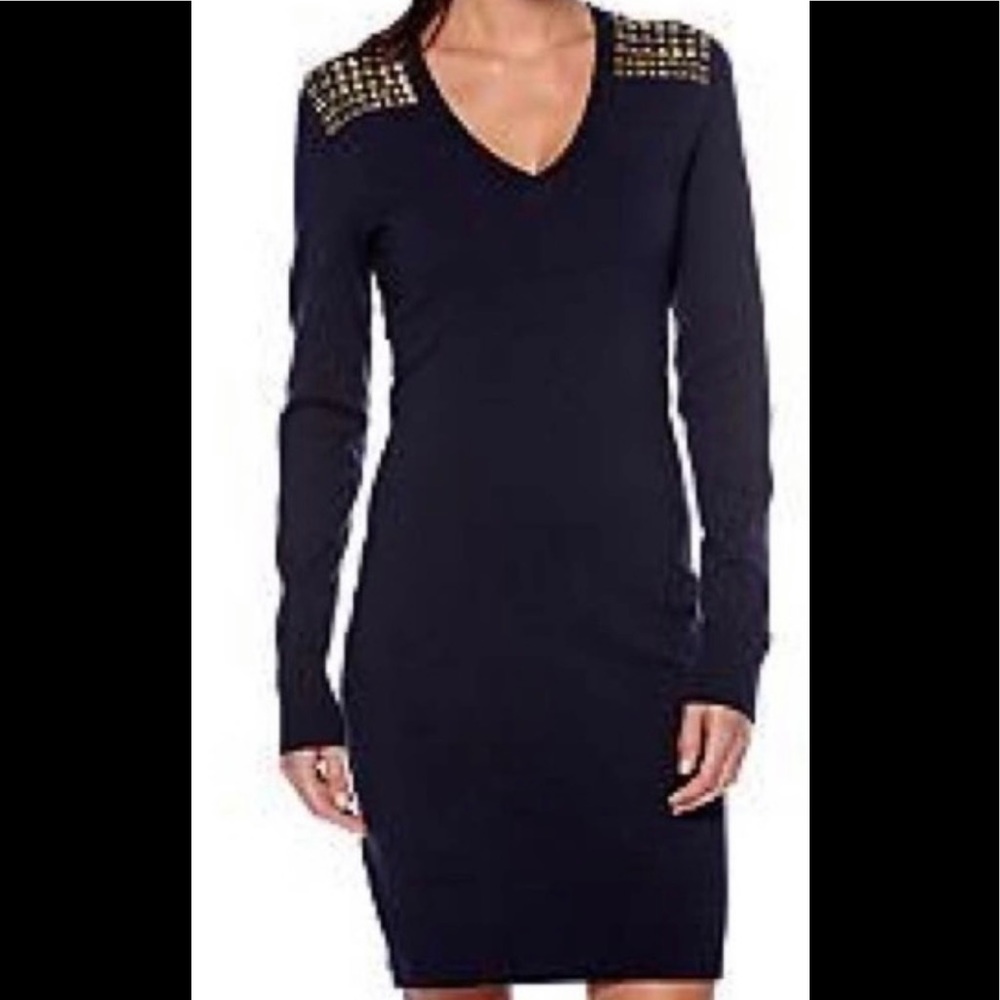 Black sweater dress